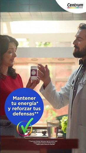 ¡Toma el control de tu salud con Centrum! Multivitamínico Científicamente Formulado.