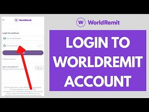 How to Login WorldRemit Account | WorldRemit Account Sign In 2026