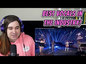 Being SHOOK by Little Mix's covers! Reacting to "Dance With Somebody & Falling" in the Live Lounge