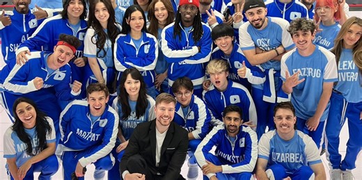 Who are all the influencers in MrBeast's 'biggest video ever'?