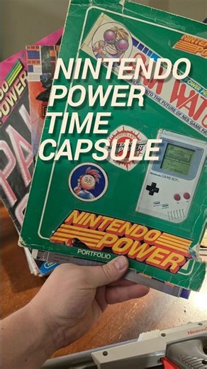 Nintendo Power Time Capsule 📦 90s Gaming Memories – Maps, Posters, Merch and More!