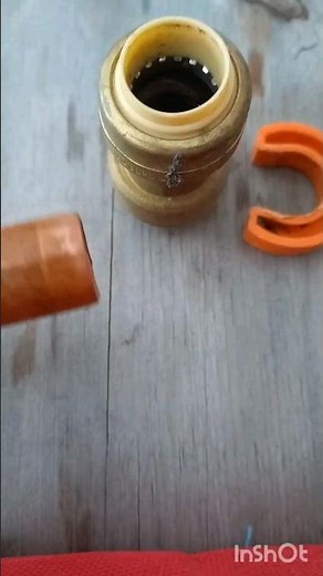 Use SharkBite/Push N'Connect fittings correctly! #plumbing #plumber #plumbingservices