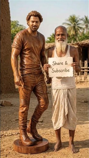 Carving Prabhas SALAAR from Wood | Time-Lapse Sculpture Art | Incredible Woodwork