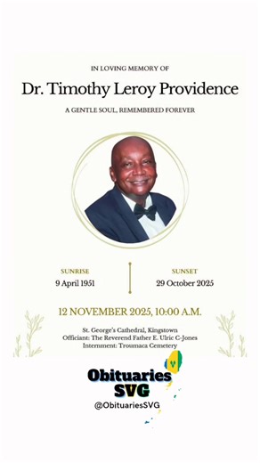 12K views · 55 reactions | Dr. Timothy Leroy Providence | Obituaries SVG | Facebook