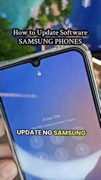 How to Update Software on Samsung Phones #samsung #samsunggalaxy #samsungtips #oneui #softwareupdate