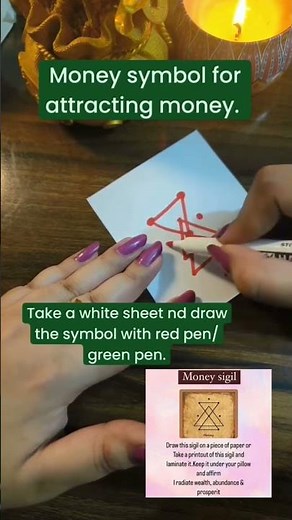 Draw this Symbol to attract Money 💰