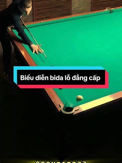 Biểu diễn bida lỗ đẳng cấp 👍 #bida #billiards #bidalo