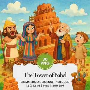 The Tower of Babel Bible Story for Children