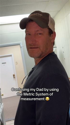 298K views · 8.5K reactions | Confusing my Dad by using the Metric System of measurement  | Brady Medearis | Facebook
