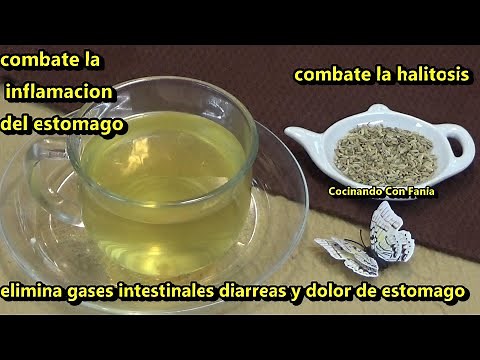 El mejor te' para eliminar gases intestinales, diarreas, inflamacion y dolores de estomago