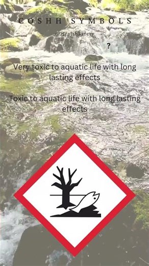 hazardous to the environment (COSHH symbol)