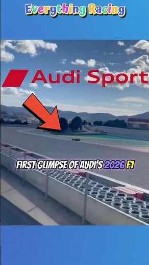 Audi’s 2026 F1 Car R26 Makes First Run at Barcelona #f1shorts #f1 #audif1