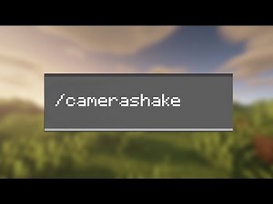 How to use the /camerashake Command in minecraft Bedrock