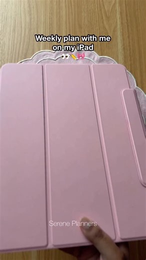 Ria | Digital Planning on Instagram: "Weekly plan with me on my iPad 👀✏️🎀 💕 Planner: Serenity Planner from Sereneplanners.com (link in bio) 🌸App: Noteful 📱iPad Air 6, 13 inch, 2024 . . . . #asmr #asmrsounds #ipadplanner #digitalplanner #planwithme"
