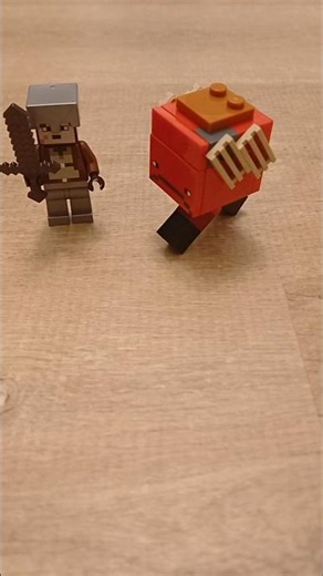 Friendship in Minecraft #minecraft #lego #stopmotion #trend #strider #legominecraft