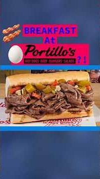 Portillos Breakfast Menu REVIEW!!!! #chicago #portillos #hotdogs #italianbeef #breakfast #AuCheval