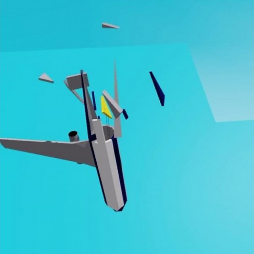 (Fictional) Air Crash Studio Plane crash with SFX #planecrash #edit #recommended #aviation