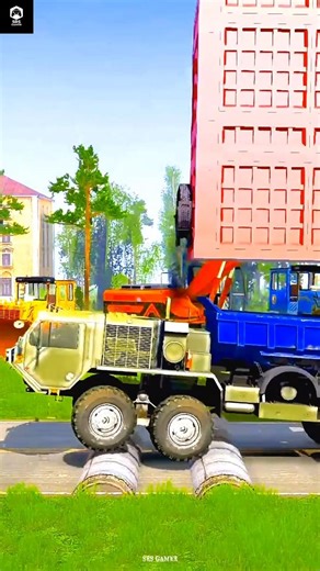 Extreme MudRunner Gameplay | Offroad Truck Stuck in Deep Mud! #mudrunner #shorts