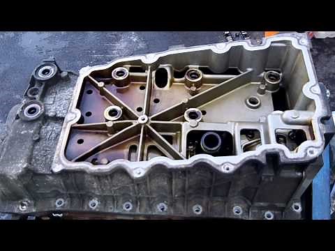 2002 Ford Explorer Timing Chain update 01-08-2013 upper oil pan removal 2