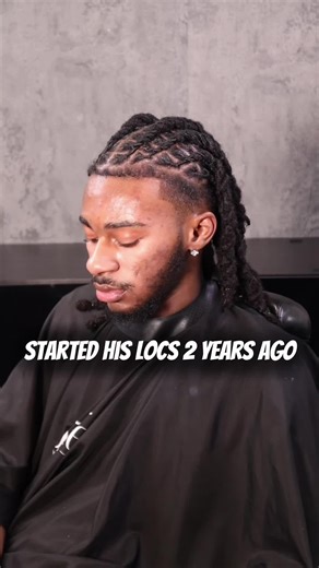 He’s almost 2 years loc’d Use code: CAYMONEISTYLES on Cecred.com for $$$ off Located in Bowie, MD • • • • #dmvloctician #dmvhairstylist #locstyles #starterlocs #caymoneistyles