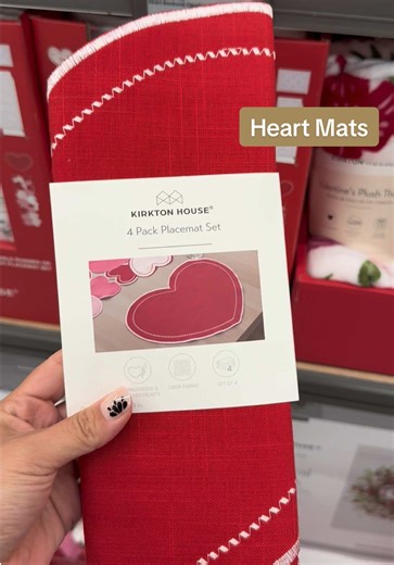 Heart Mats for Valentine's Day Dining