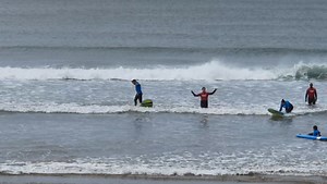 2.5K views · 16 reactions | Tom Dyer of the G&T Breakfast Show took to the waves today for his very first surfing lesson ‍♂️ We think he did pretty well! | Pure West Radio | Facebook