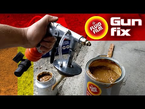 Fluid Film rustproofing and spray gun modification