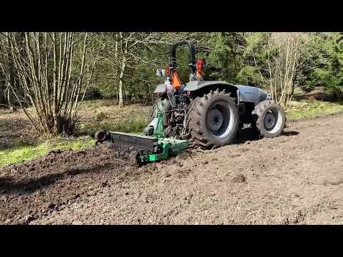 Rotorharve med såkasse