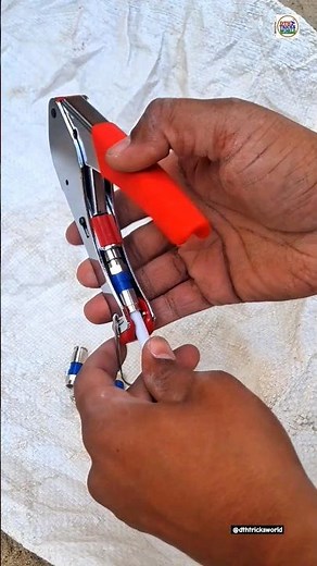 dth cable connector fitting | dish cable joint connector | rg6 connector installation | dd free dish