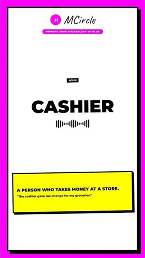 Learn English: What is Cashier? | Vocabulary Shorts