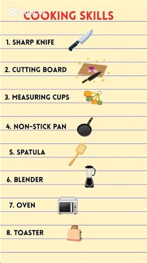 Essential cooking tools names for beginners #cookingtools