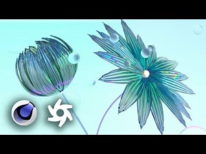 Blooming flower 3d modeling animation [C4D 2023 beginner tutorial]