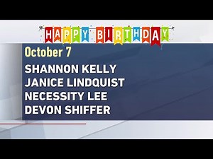 October 7 birthdays