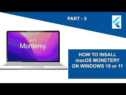 How to Install macOS Monterey on Vmware Workstation 16 on Windows 10 - 05 - Flutter App Development