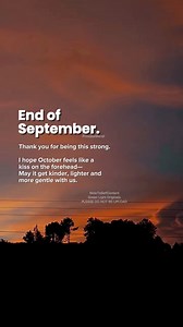 574K views · 13K reactions | Thank you for all the lessons, September. 凉李 Please be better and gentle, October.✨ | Note to Self. | Facebook