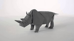 Origami stop-motion animations by artist Sipho Mabona
