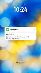 4 comments | ✨ Exciting news for Boise! The Basic Seminar is back this weekend!  Don't miss out on this transformational experience. There's still time to register and embark on a journey of personal growth and empowerment. Secure your spot now and get ready for an incredible weekend! Visit linktr.ee/psiseminars for more details and registration. See you there! #TheBasicSeminar #Boise #PersonalGrowth #PSISeminars | PSI Seminars | Facebook