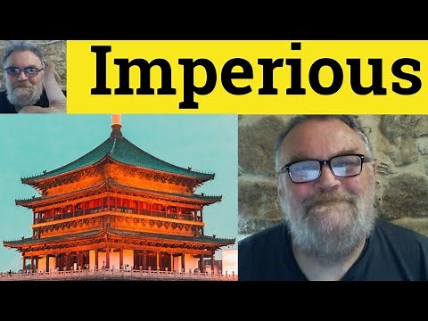 😎 Imperious Meaning - Imperiously Examples Imperiousness Defined Imperious Imperiously Imperiousness