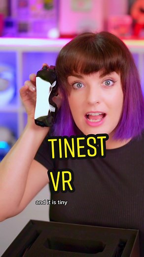 Still can’t get over how tiny this VR headset is. What would you like to know about it? @Bigscreen VR #vr #tech
