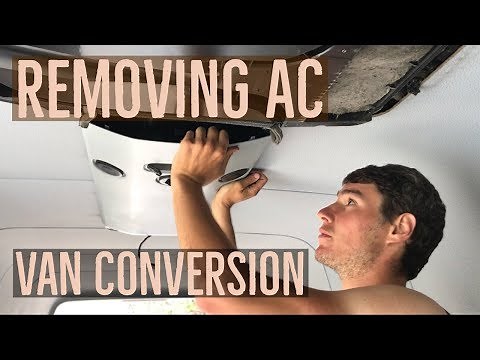 Removing Mercedes Passenger Sprinter Van AC Cover