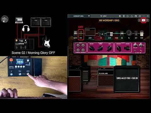 NUX MG 400 CLASS A30 WORSHIP Shimmer, Dotted 8th Delay / Install Patches