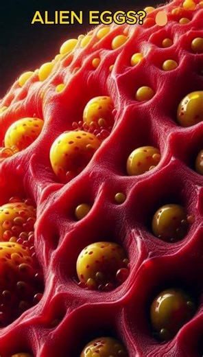 Are these ALIEN EGGS? 🥚 (Microscope Zoom) #shorts