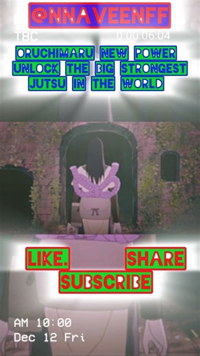 Oruchimaru new power unlock the big strongest jutsu in the world #naruto #narutoedit #anime #shorts