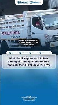 Viral: Village Cooperative Truck Caught Stocking Up at PT Indomarco Warehouse, Netizens Ask: Wher...