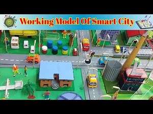 Fully working model of smart city 3D | Smart City | Smart City Model | Working Model of Smart City