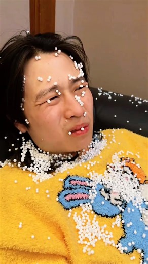 Bean Bag Exploded… His “Genius Fix” Is Hilarious 😂 #funny