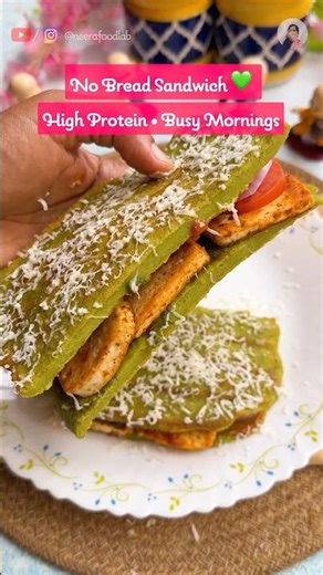 5 mins Healthy No Bread Sandwich 🥪 | Easy Recipe #trending #snacks #recipe #breakfastsandwich