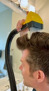 273K views · 2.8K reactions | He cut his hair with a vacuum  My husband uses a vacuum to give himself a haircut and it actually worked! | Kyle & Mistie Knight | Facebook