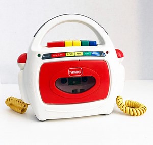 Working Vintage Playskool Cassette Tape Player Recorder Dual Microphone 1993 1990s Singalong - Etsy