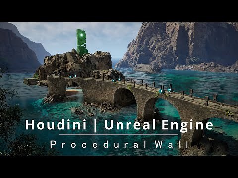 Houdini UE5 procedural wall